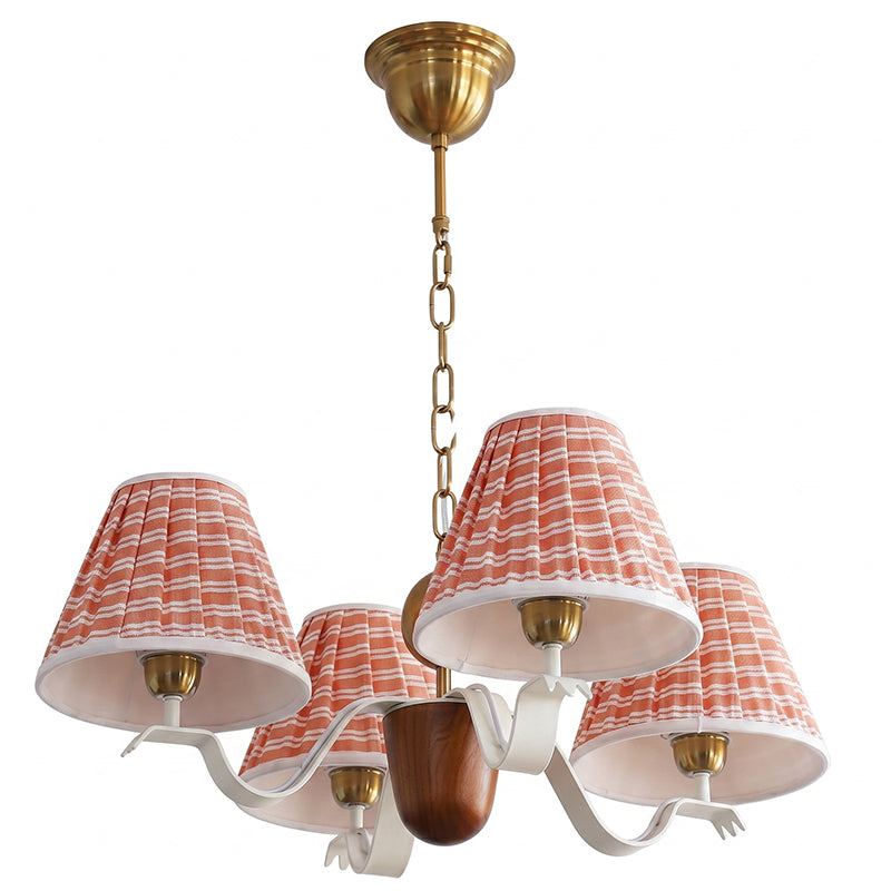 Colette Ruffled Pleat Chandelier