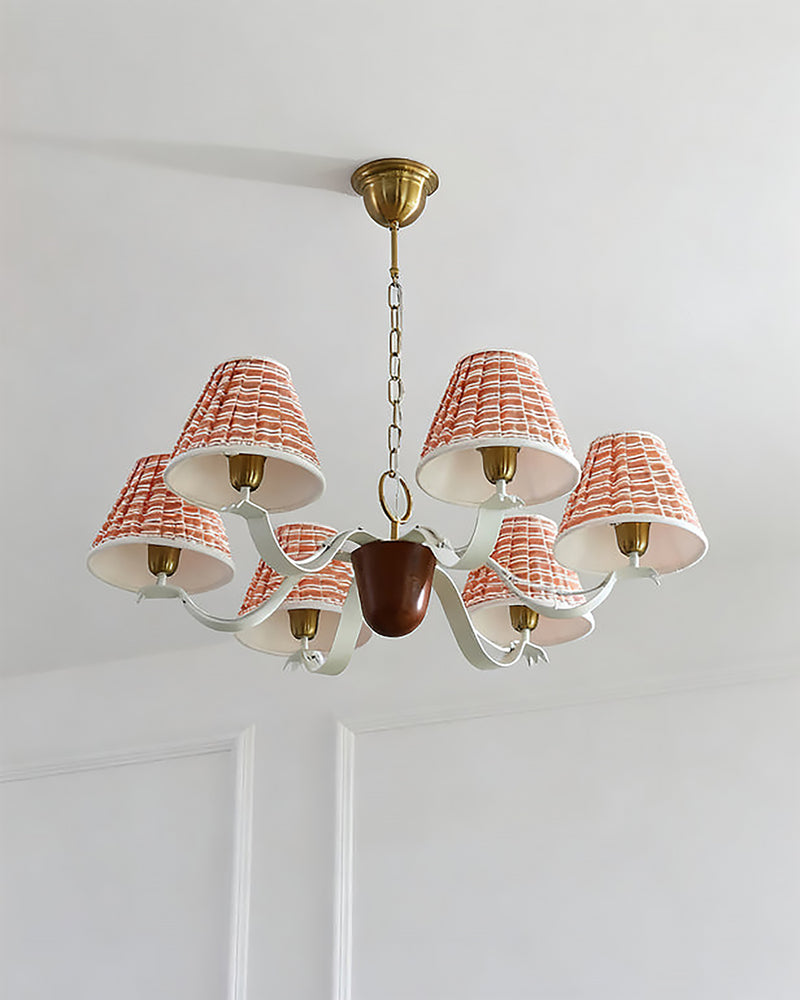 Colette Ruffled Pleat Chandelier