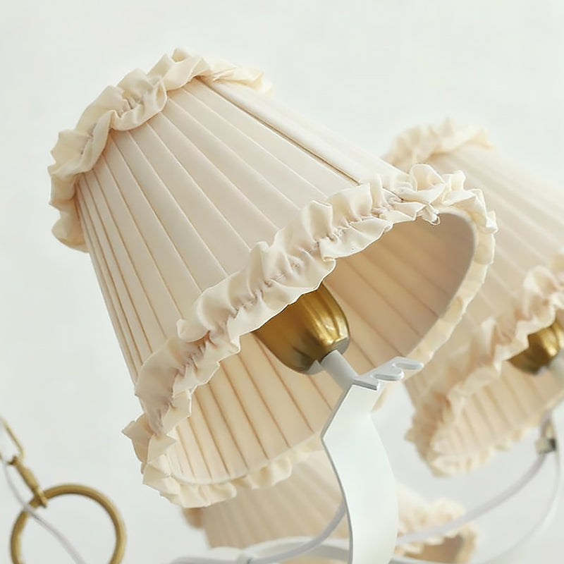 Colette Ruffled Pleat Chandelier