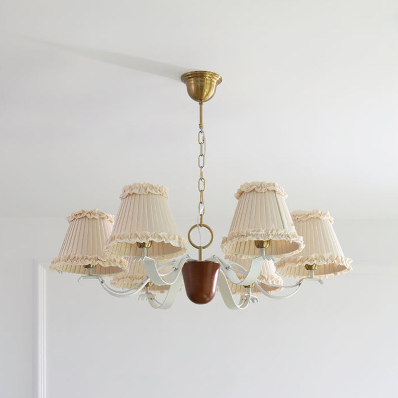 Colette Ruffled Pleat Chandelier