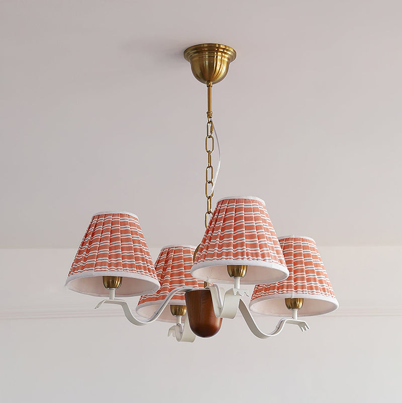 Colette Ruffled Pleat Chandelier