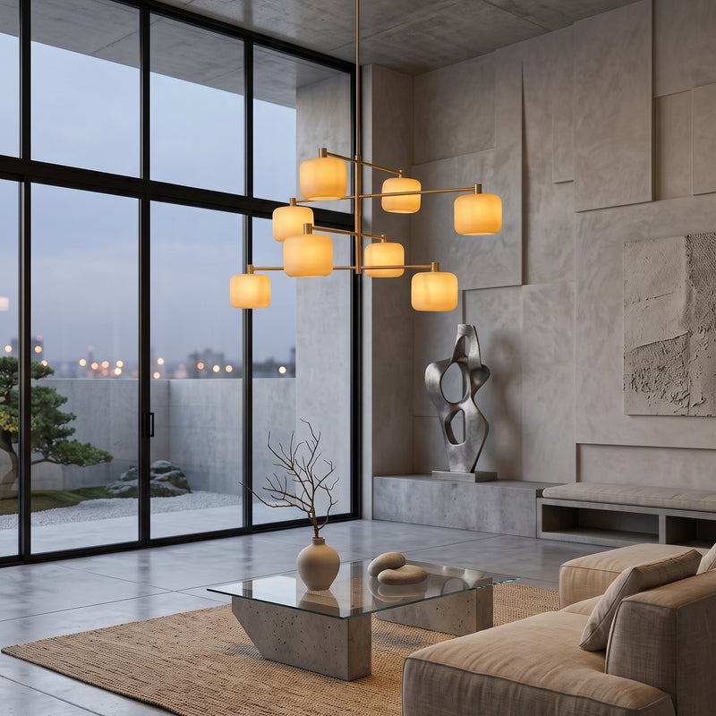 Colombe Brass Chandelier
