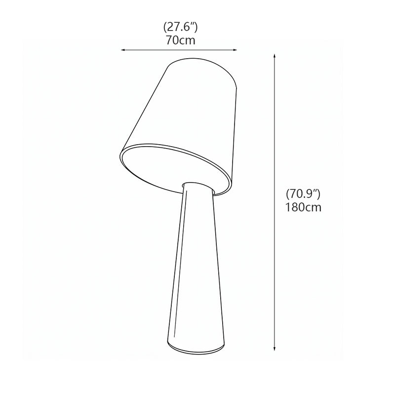 Column Fabric Floor Lamp