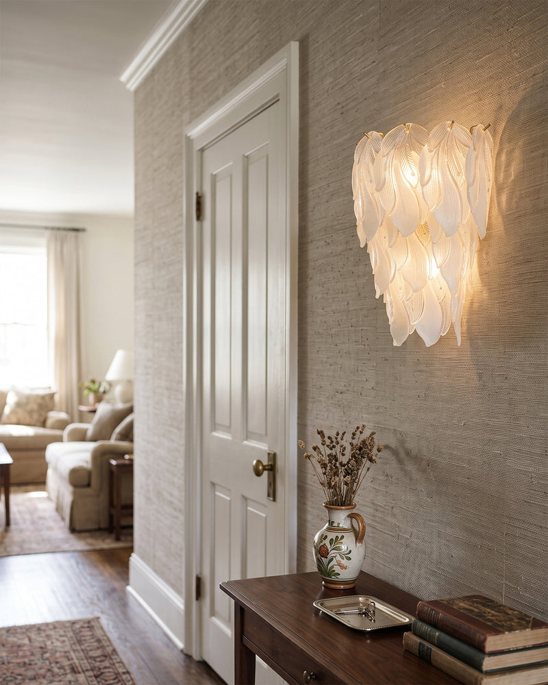 Coralie Glass Wall Sconce:
