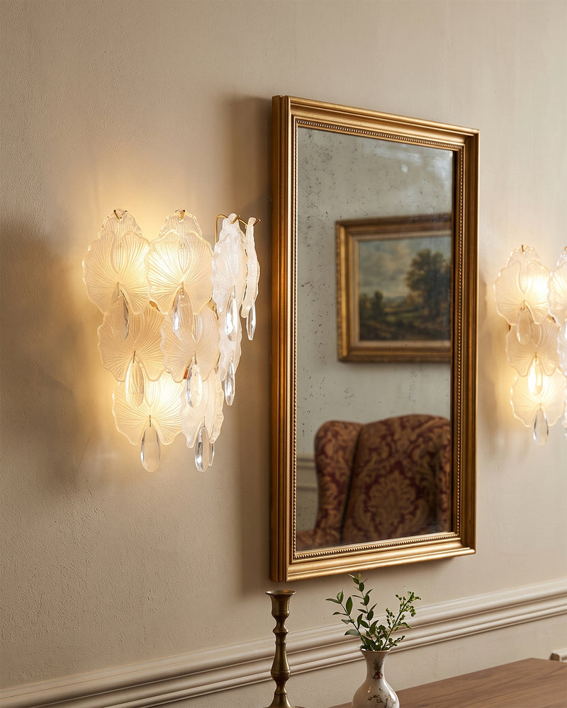 Coralie Glass Wall Sconce: