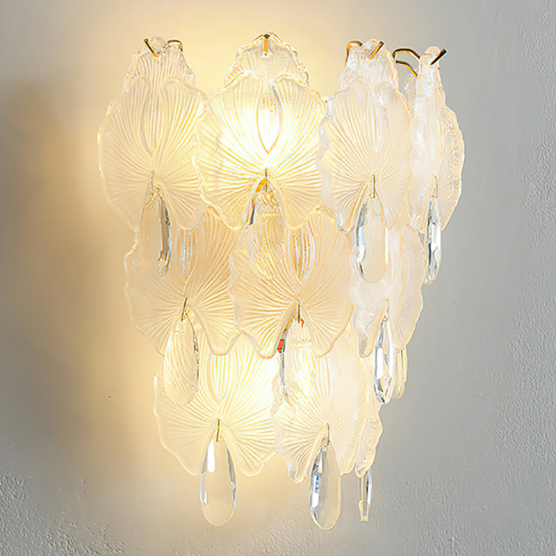 Coralie Glass Wall Sconce: