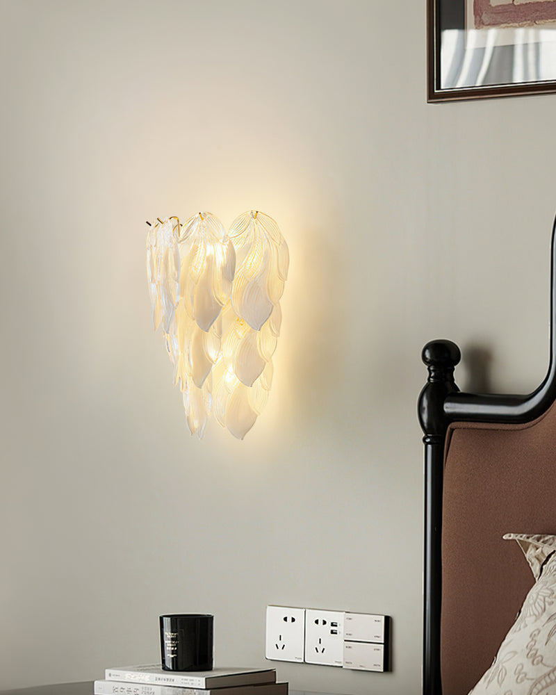Coralie Glass Wall Sconce: