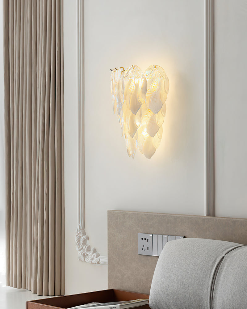 Coralie Glass Wall Sconce: