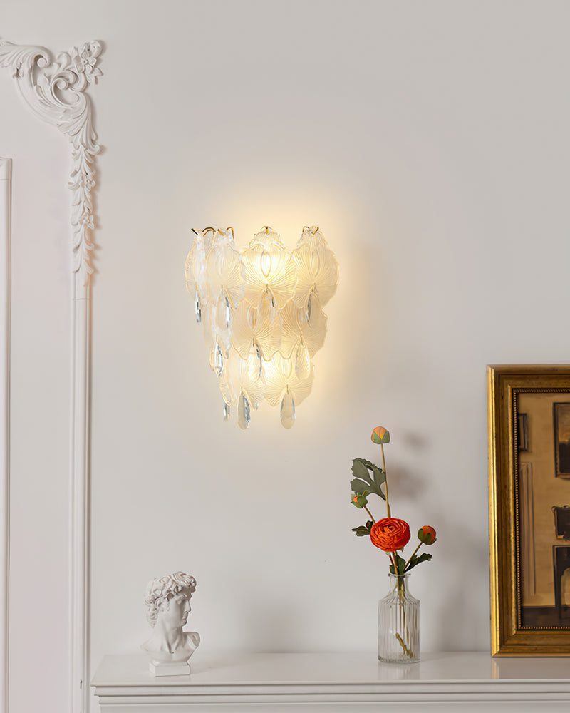Coralie Glass Wall Sconce: