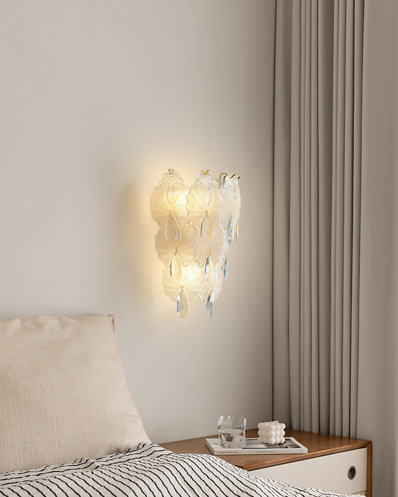 Coralie Glass Wall Sconce: