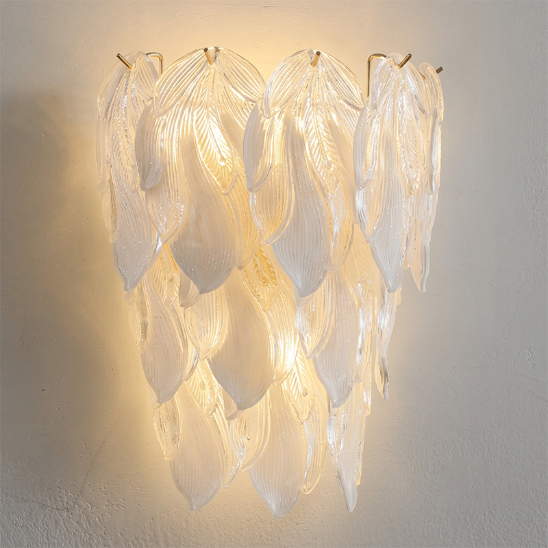 Coralie Glass Wall Sconce: