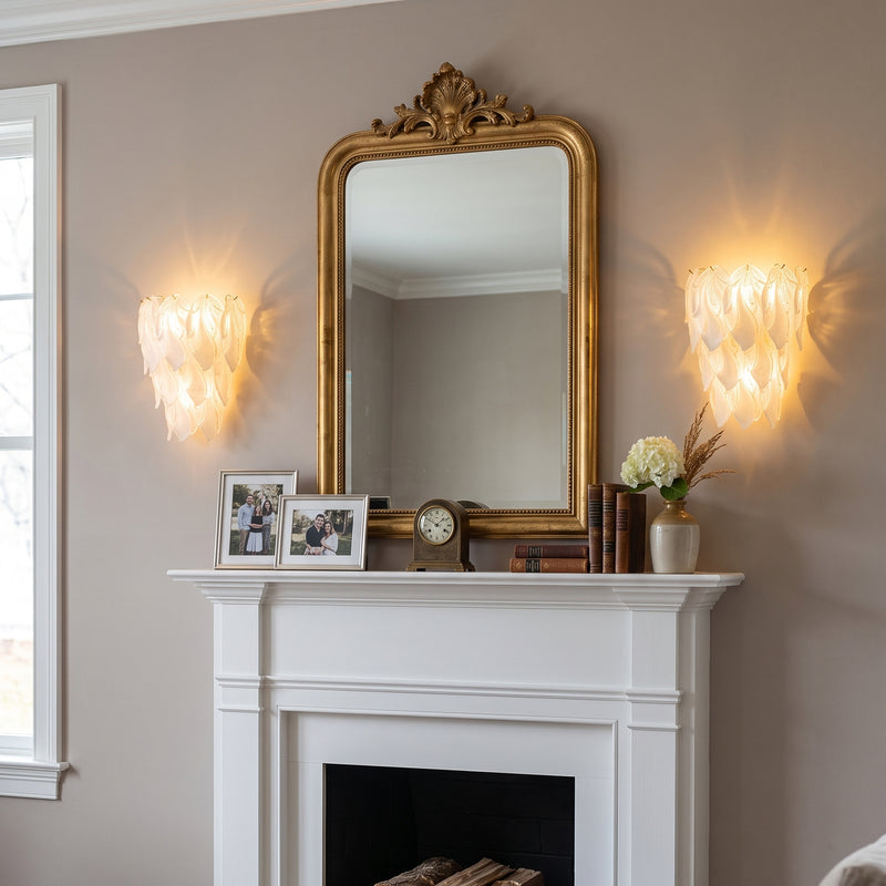 Coralie Glass Wall Sconce: