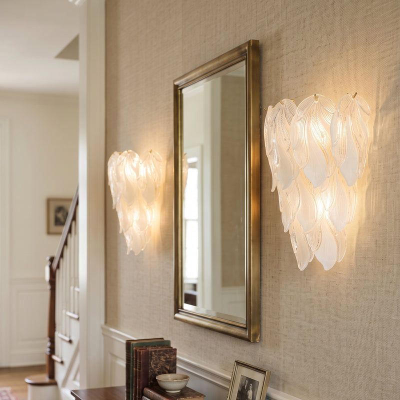 Coralie Glass Wall Sconce: