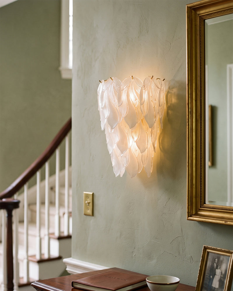 Coralie Glass Wall Sconce: