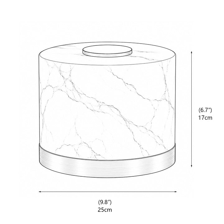 Corbin Alabaster Cylinder Table Lamp