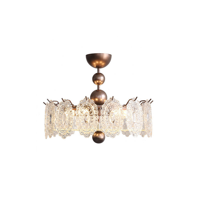 Cordelia Glass Semi-Flush Mount