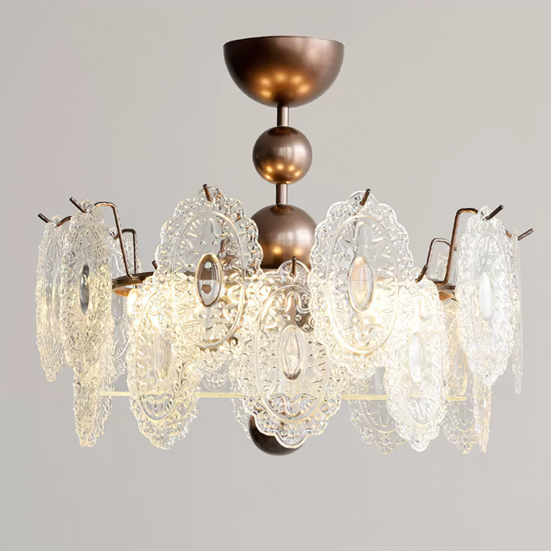 Cordelia Glass Semi-Flush Mount