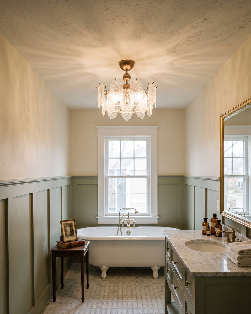 Cordelia Glass Semi-Flush Mount