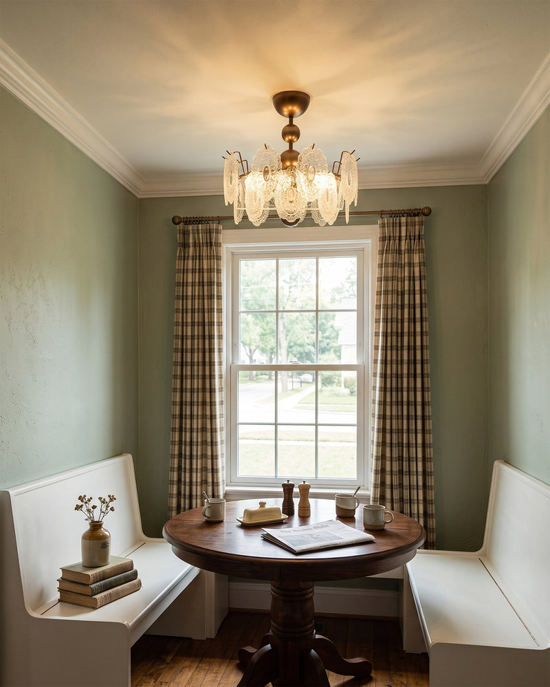Cordelia Glass Semi-Flush Mount