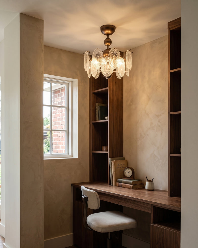 Cordelia Glass Semi-Flush Mount