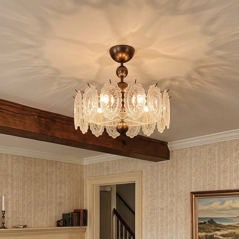 Cordelia Glass Semi-Flush Mount