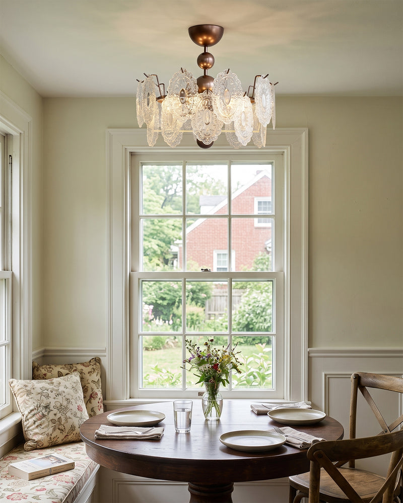 Cordelia Glass Semi-Flush Mount