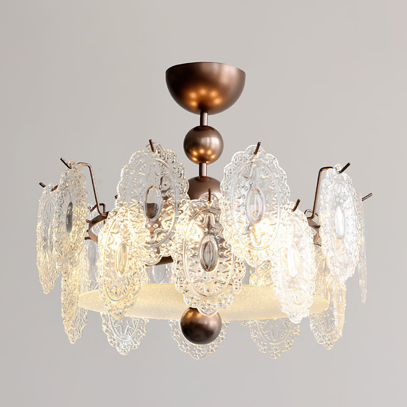 Cordelia Glass Semi-Flush Mount