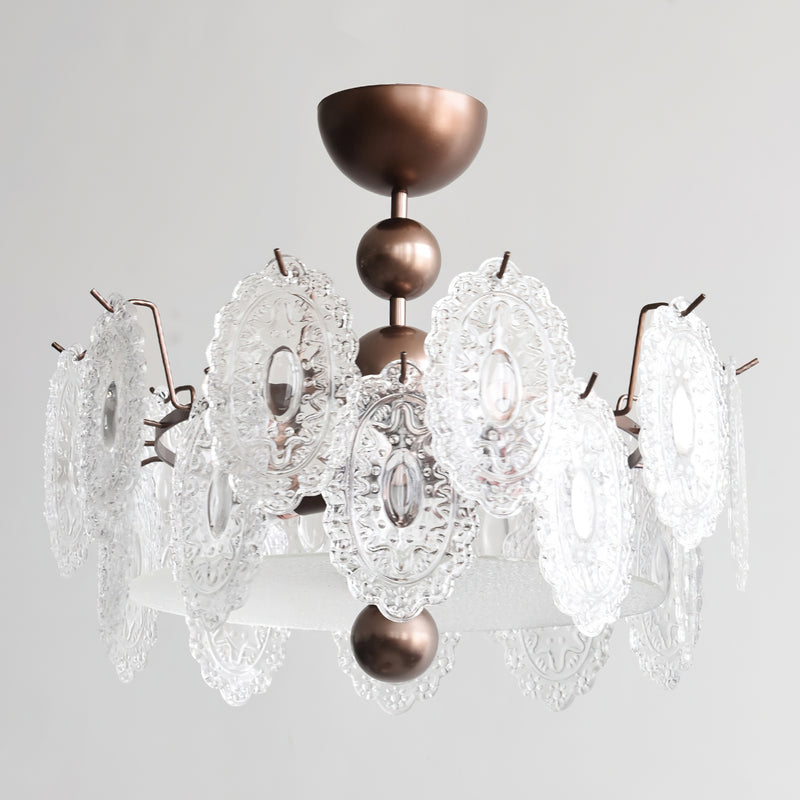 Cordelia Glass Semi-Flush Mount