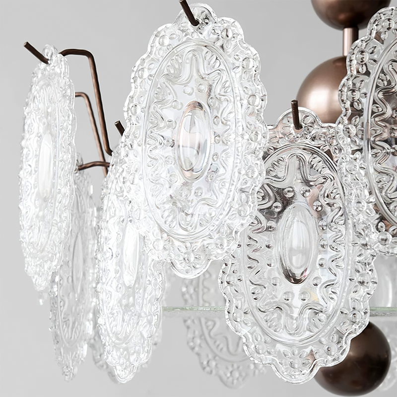 Cordelia Glass Semi-Flush Mount