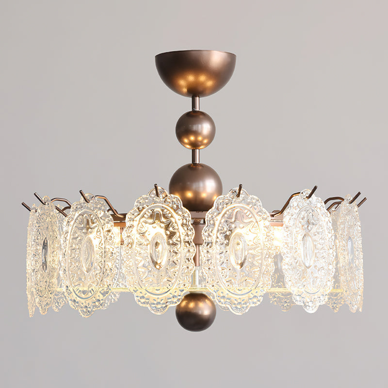 Cordelia Glass Semi-Flush Mount