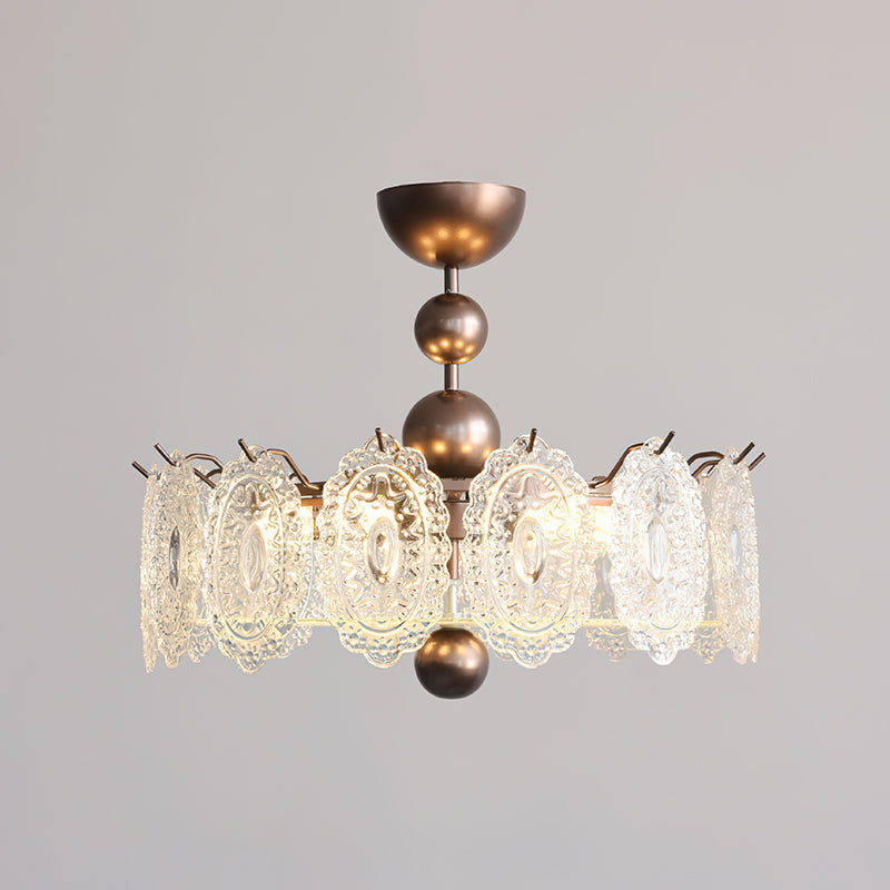Cordelia Glass Semi-Flush Mount