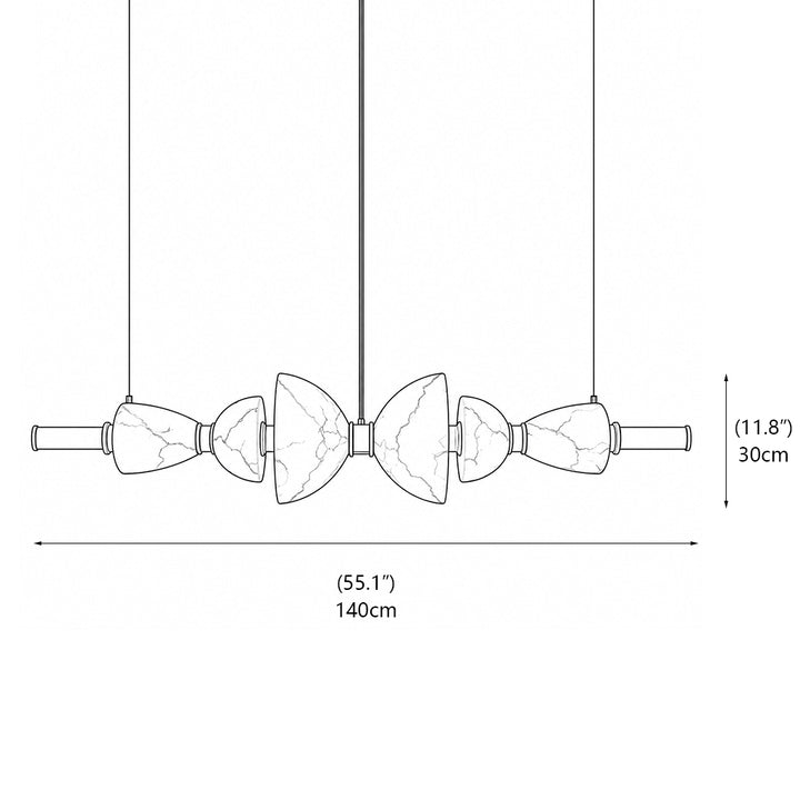 Corliss Alabaster Chandelier