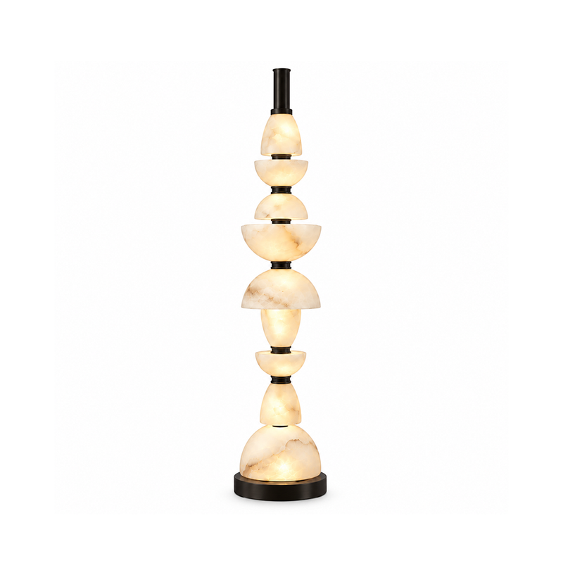Corliss Alabaster Floor Lamp