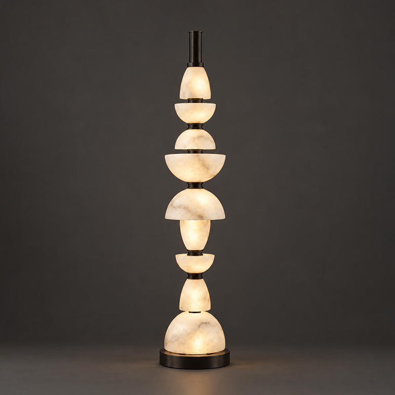 Corliss Alabaster Floor Lamp