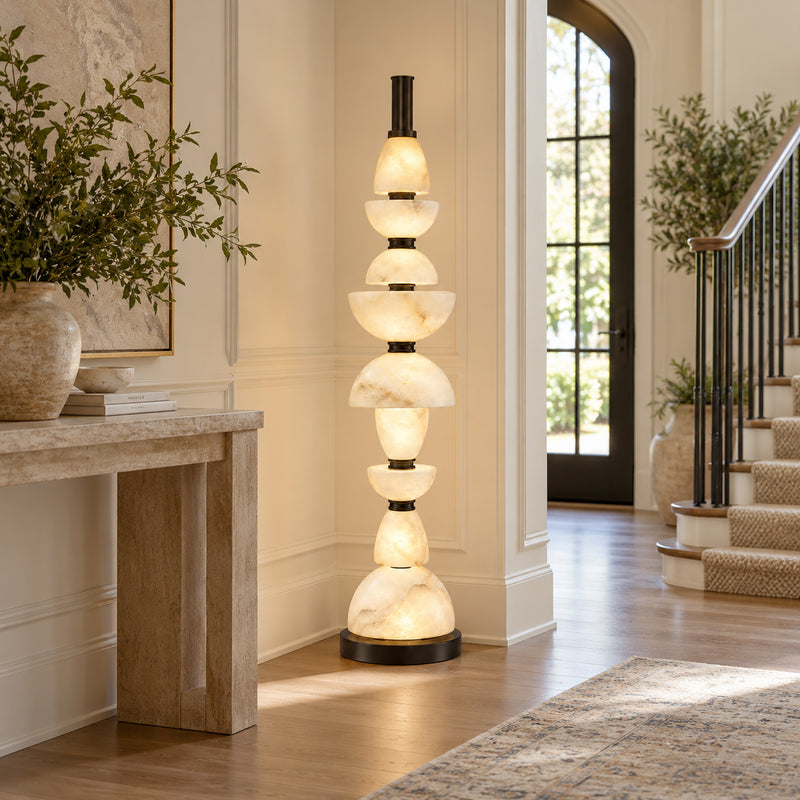 Corliss Alabaster Floor Lamp
