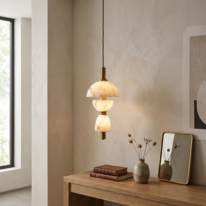 Corliss Alabaster Pendant Lamp