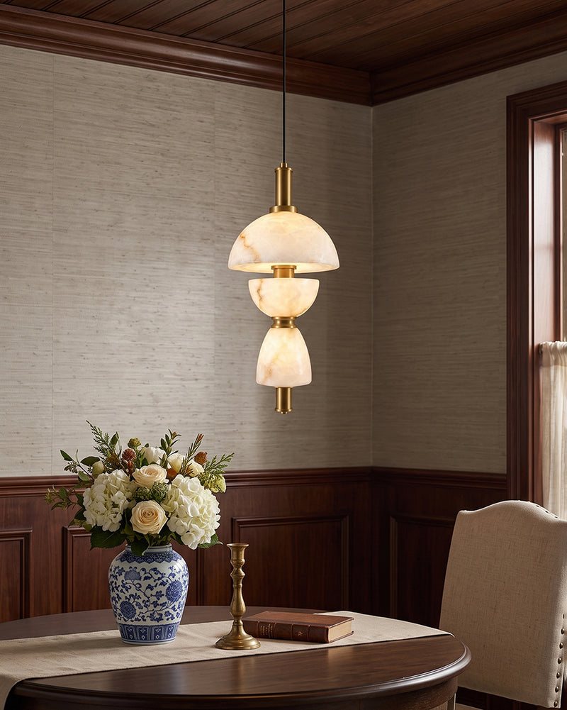 Corliss Alabaster Pendant Lamp