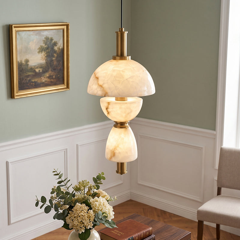 Corliss Alabaster Pendant Lamp