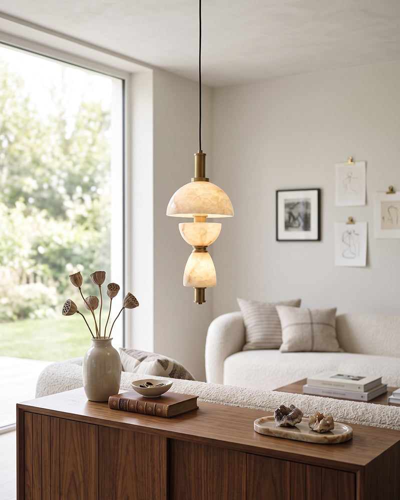 Corliss Alabaster Pendant Lamp