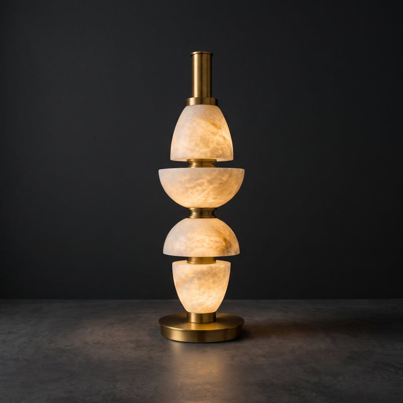 Corliss Alabaster Table Lamp