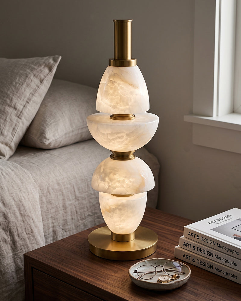 Corliss Alabaster Table Lamp