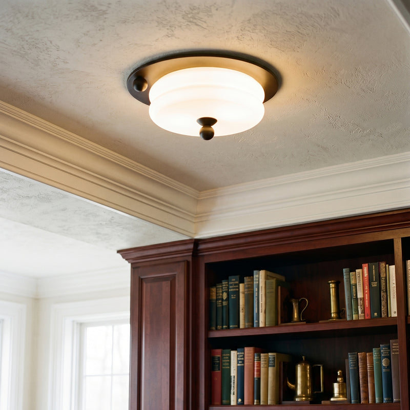 Cosmo Glass Flush Mount