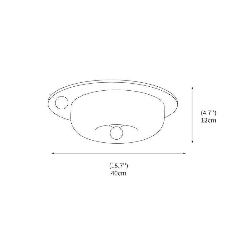 Cosmo Glass Flush Mount