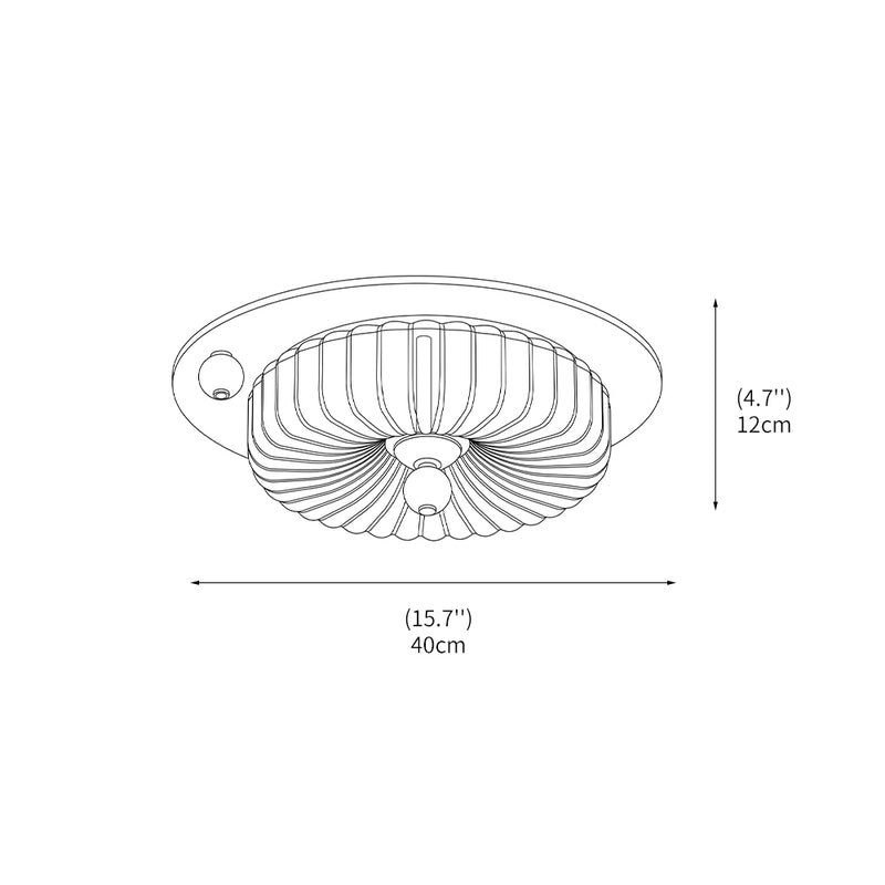 Cosmo Glass Flush Mount