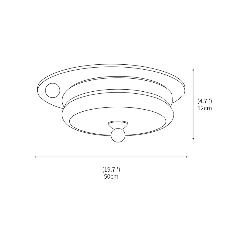 Cosmo Glass Flush Mount