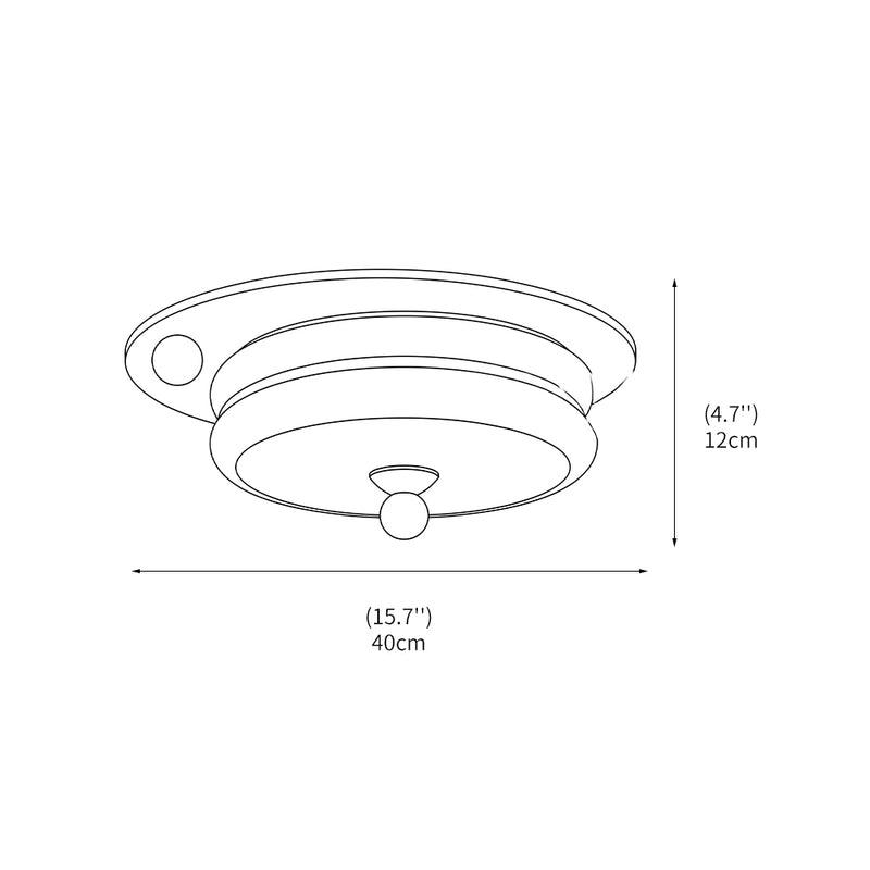 Cosmo Glass Flush Mount
