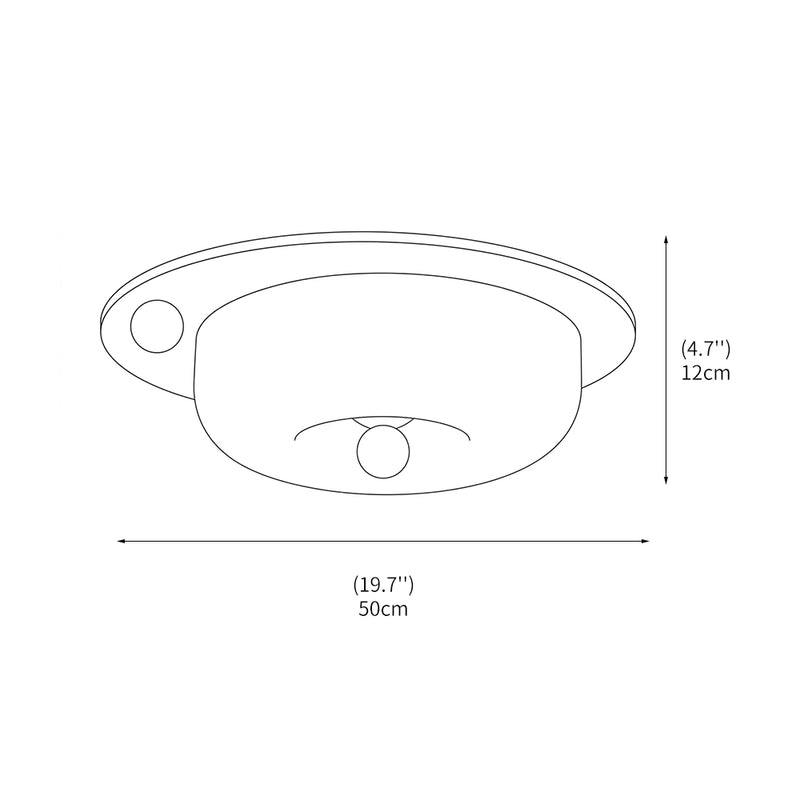 Cosmo Glass Flush Mount