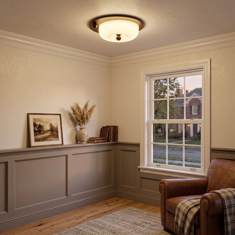Cosmo Glass Flush Mount