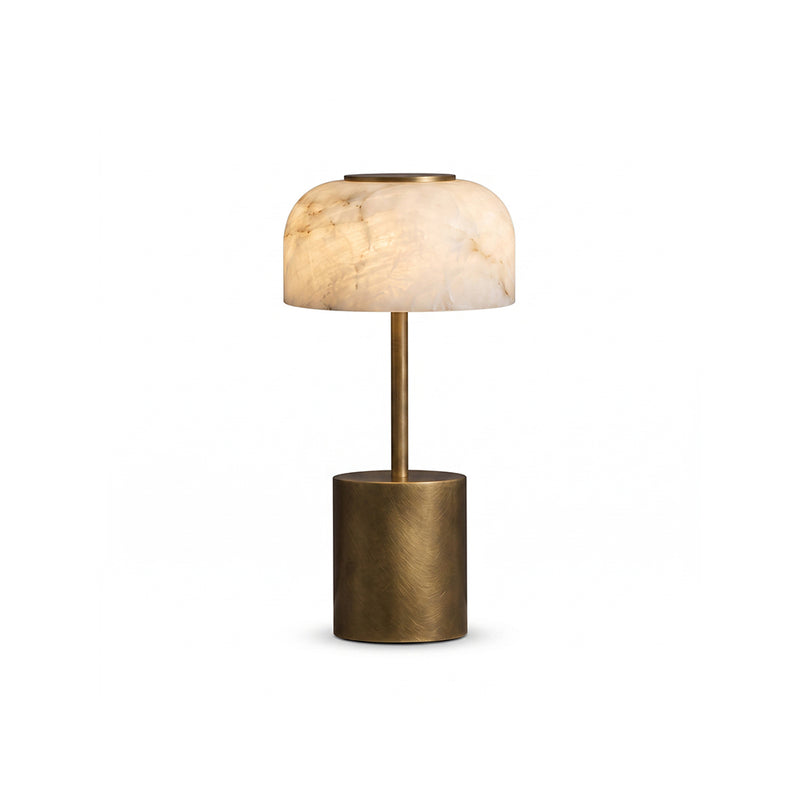 Crackle Alabaster Table Lamp (Built-in Battery)