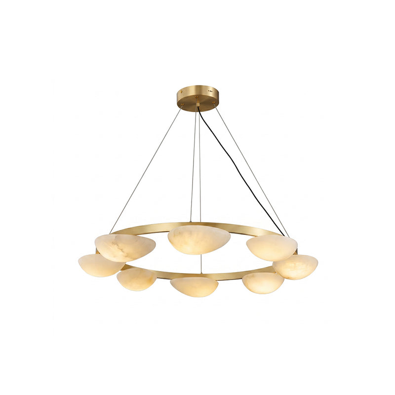 Crown Alabaster Chandelier
